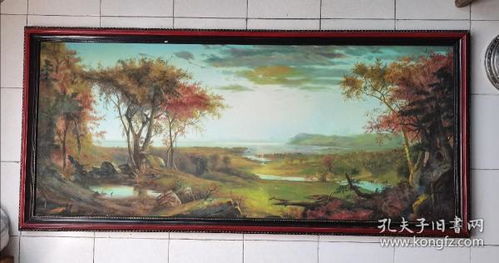 油画精品 晨光初露 手工绘画原作