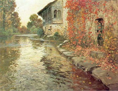 挪威画家约翰 弗雷德里克 索洛风景油画作品欣赏