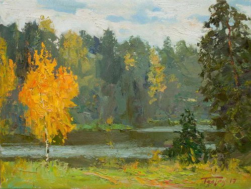 光与色彩 画家笔下故乡的清新风景油画