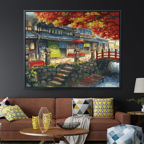 diy数字油画减压画人物动物卡通动漫填色画涂色油彩画手工装饰画