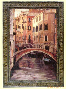 【小额批发】威尼斯风情装饰油画/古典风格酒店装饰壁画