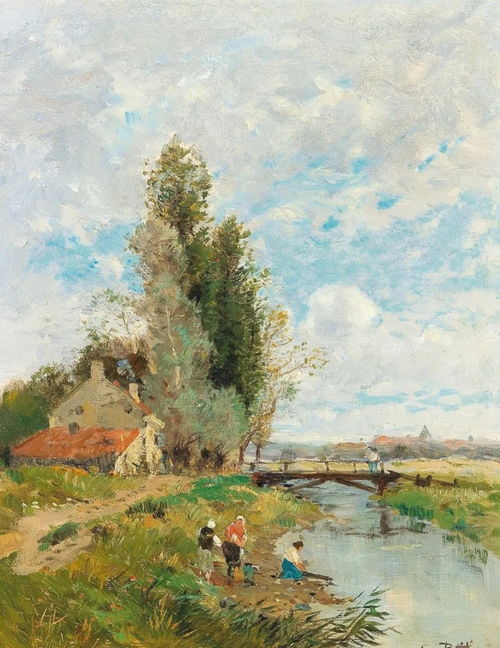 油画风景欣赏 edmond marie petitjean