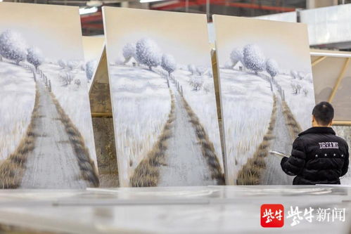 二百多名画工,流水线作业一人一笔画 油画中国最大油画复制工厂竟然就 躲 在周庄