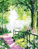 0*50清新小径 免费代理加盟 顶呱呱画业出品 色彩空间数字油画[厂家直供]_书法绘画_世界工厂网中国产品信息库