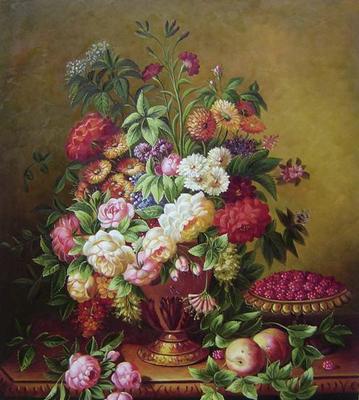 【特价古典花卉油画 手绘油画批发 关玄无框画批发51486】价格_厂家_图片