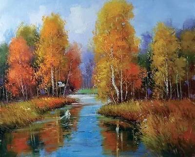 你知道行画和油画的区别吗?