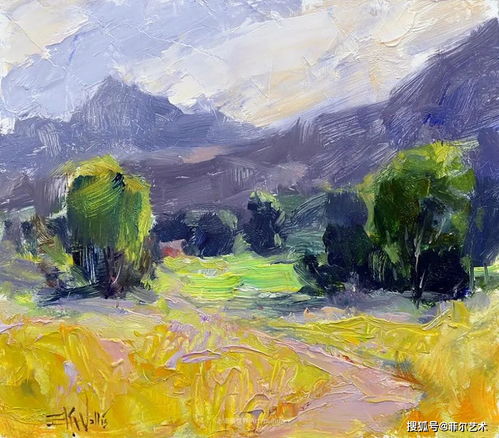 美国画家埃里克 沃利斯迷人的色彩,醉人的风景油画,太美了