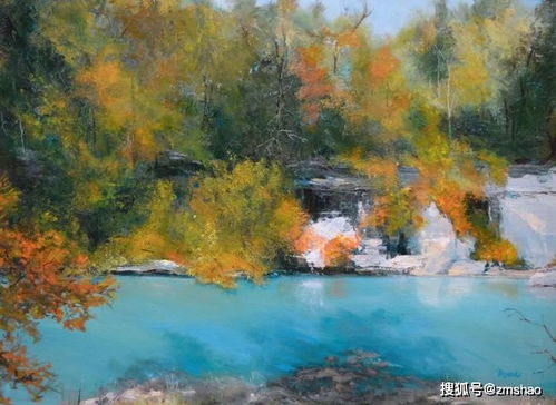 风景油画中的那一抹光,简直太美了...