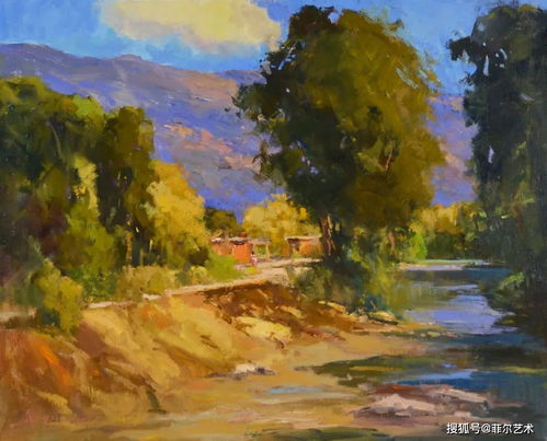 美国油画家协会签名会员女画家安·拉森风景油画作品欣赏