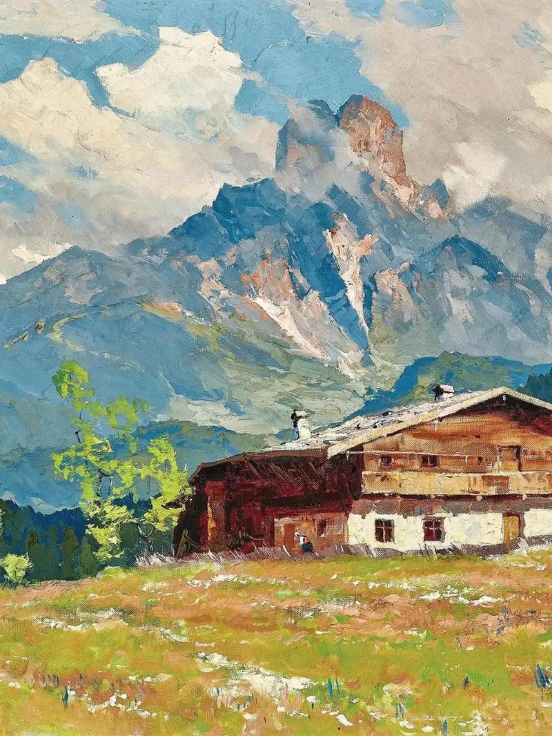 写实风景油画的多元化对比