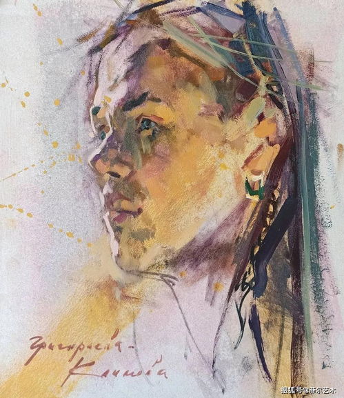 没有丝毫的模式化，乌克兰美女艺术家笔下的油画作品只有真诚